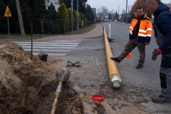 2018.10; Kosów Lacki - sieć gazowa dla BLU LINE ENGINEERING - ok.1000m