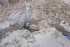 2019.03 - Budowa trasy S-17 BUDIMEX - od obwodnicy Gończyc do granicy woj.mazowieckiego - przewierty 4 otworowe fi110mm - 2000m zainstalowanego rurociągu