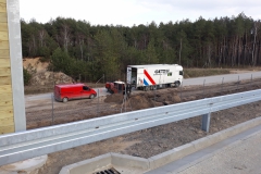 2019.03 - Budowa trasy S-17 BUDIMEX - od obwodnicy Gończyc do granicy woj.mazowieckiego - przewierty 4 otworowe fi110mm - 2000m zainstalowanego rurociągu