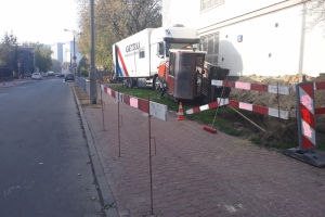 2019.10 - WARSZAWA ul.Barska i Białobrzeska rurociągi osłonowe energetyki dla INNOGY
