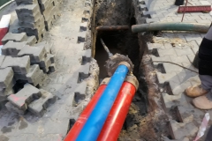 ul.Białobrzeska 2x160mm+110mm