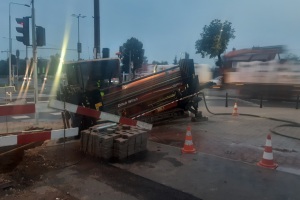 2020.10 - WARSZAWA rurociągi linii energetycznej dla INNOGY