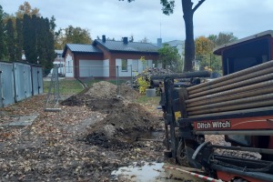 2021.10 - ŚWIECIE  - rurociągi wodociągowe dla ZWIK Świecie