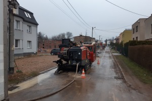 2022.03/04 - NAKŁO ŚLĄSKIE gm. ŚWIERKLANIEC  - budowa sieci wodociągowej FI160, FI 125 , FI90mm