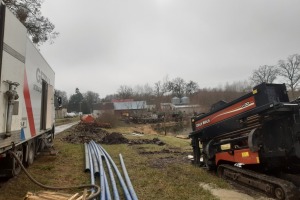 2023.01 - BIELSK woj.POMORSKIE  nitka wodociągowa FI110