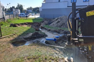 2023.08 - BIAŁYSTOK  odcinek sieci wodociągowej i energetycznej   