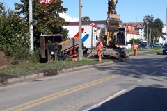 Frombork-Braniewo  sieć wodociągowa fi 110 i FI 225 L-2500m dla STRABAG